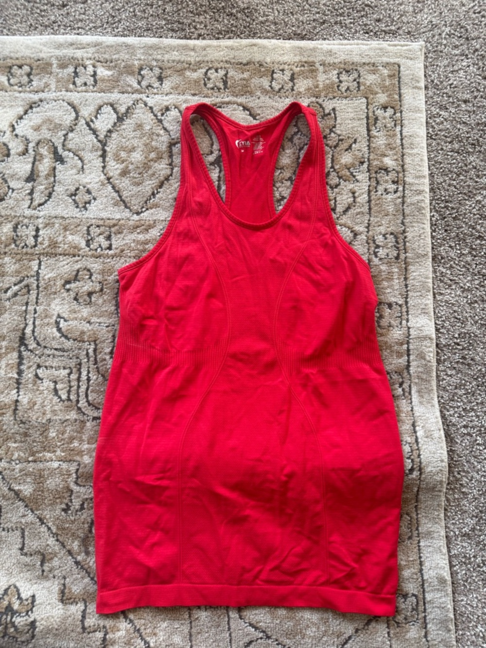 ZYIA Red Racerback Athletic Tank